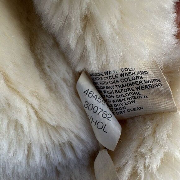 Vintage GAP Women's Hooded Vest Size Small Soft Faux Fur Lined Warm Knit Jacket - Picture 9 of 10